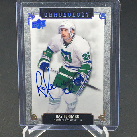 2018 UPPER DECK CHRONOLOGY - R. FERRARO - #FH-HA-RF - AUTOGRAPH
