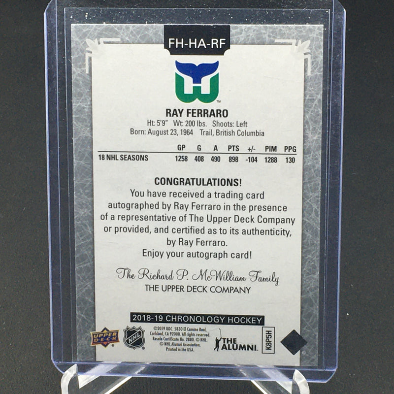 2018 UPPER DECK CHRONOLOGY - R. FERRARO -
