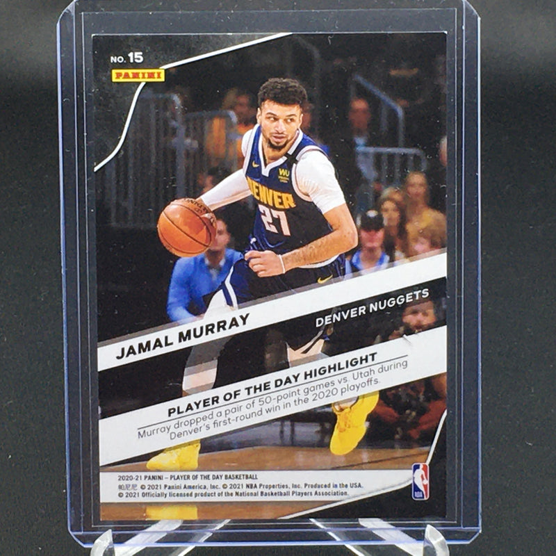 2020 PANINI PLAYER OF THE DAY BASKETBALL - J. MURRAY - #15 - #'D/99