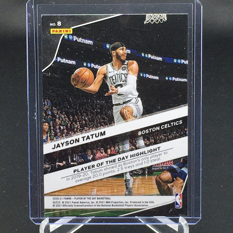 2020 PANINI PLAYER OF THE DAY BASKETBALL - J. TATUM -