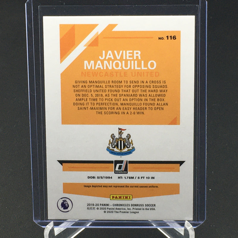 2019 PANINI CHRONICLES DONRUSS - RATED ROOKIE - J. MANQUILLO -