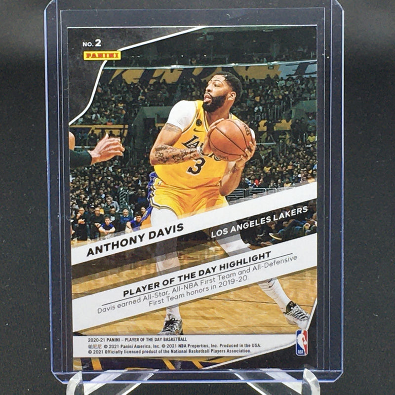 2020 PANINI PLAYER OF THE DAY BASKETBALL - A. DAVIS -