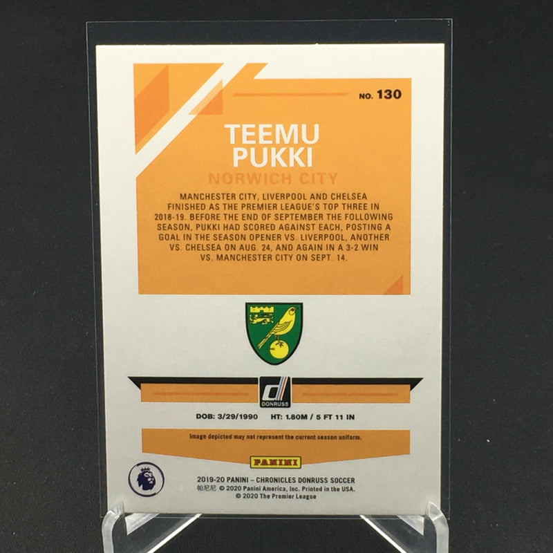 2019 PANINI CHRONICLES DONRUSS - RATED ROOKIE - T. PUKKI -