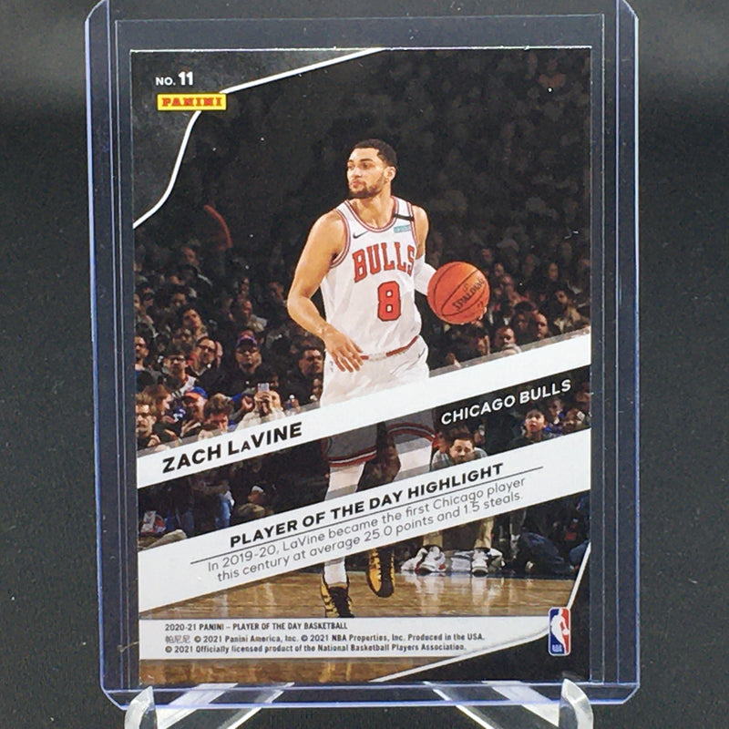 2020 PANINI PLAYER OF THE DAY BASKETBALL - Z. LAVINE -