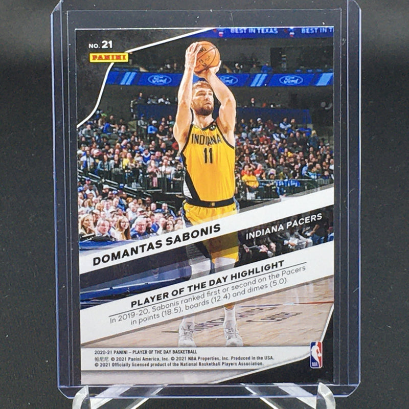 2020 PANINI PLAYER OF THE DAY BASKETBALL - D. SABONIS -