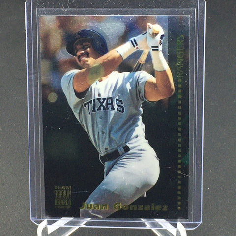 1994 TOPPS TEAM STADIUM CLUB FINEST - J. GONZALEZ - #5