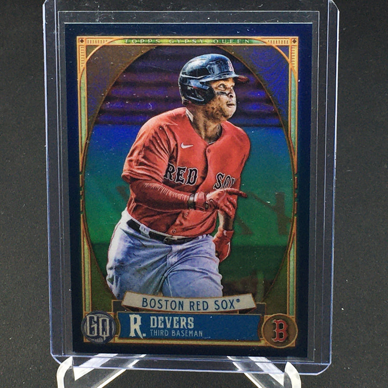 2021 TOPPS GYPSY QUEEN - BLUE INDIGO REFRACTOR - R. DEVERS - #207 - #'D/150