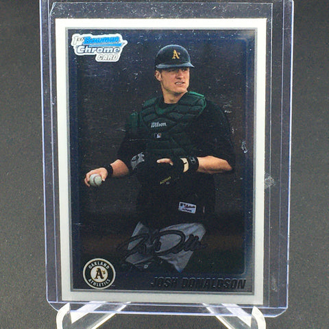 2010 TOPPS BOWMAN CHROME - 1ST BOWMAN CHROME CARD - J. DONALDSON - #BCP113
