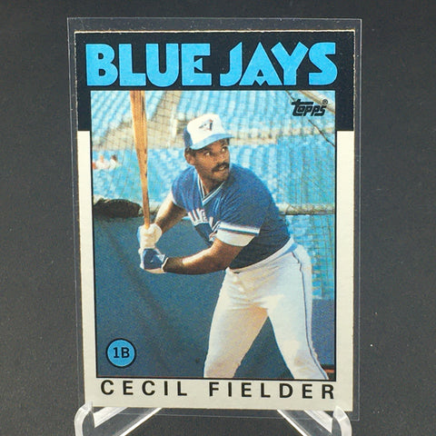 1986 TOPPS CHEWING GUM - C. FIELDER - #386 - RC