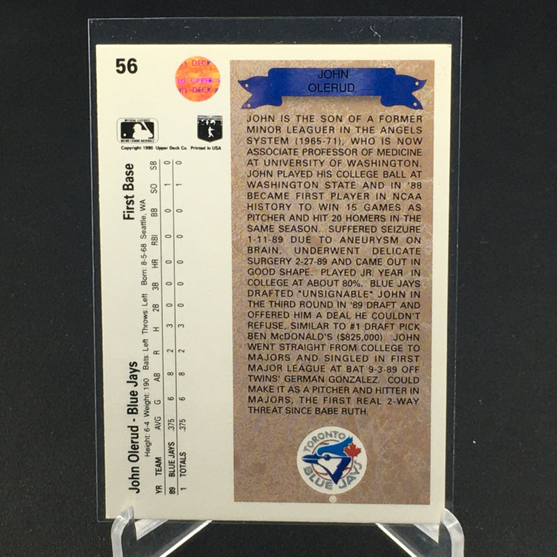 1990 TOPPS - J. OLERUD -