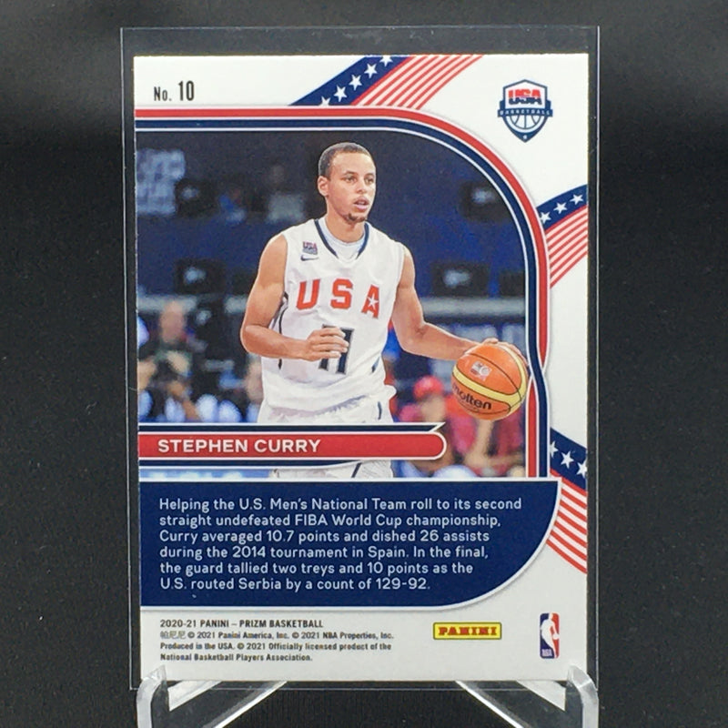 2020 PANINI PRIZM BASKETBALL - USA - S. CURRY -