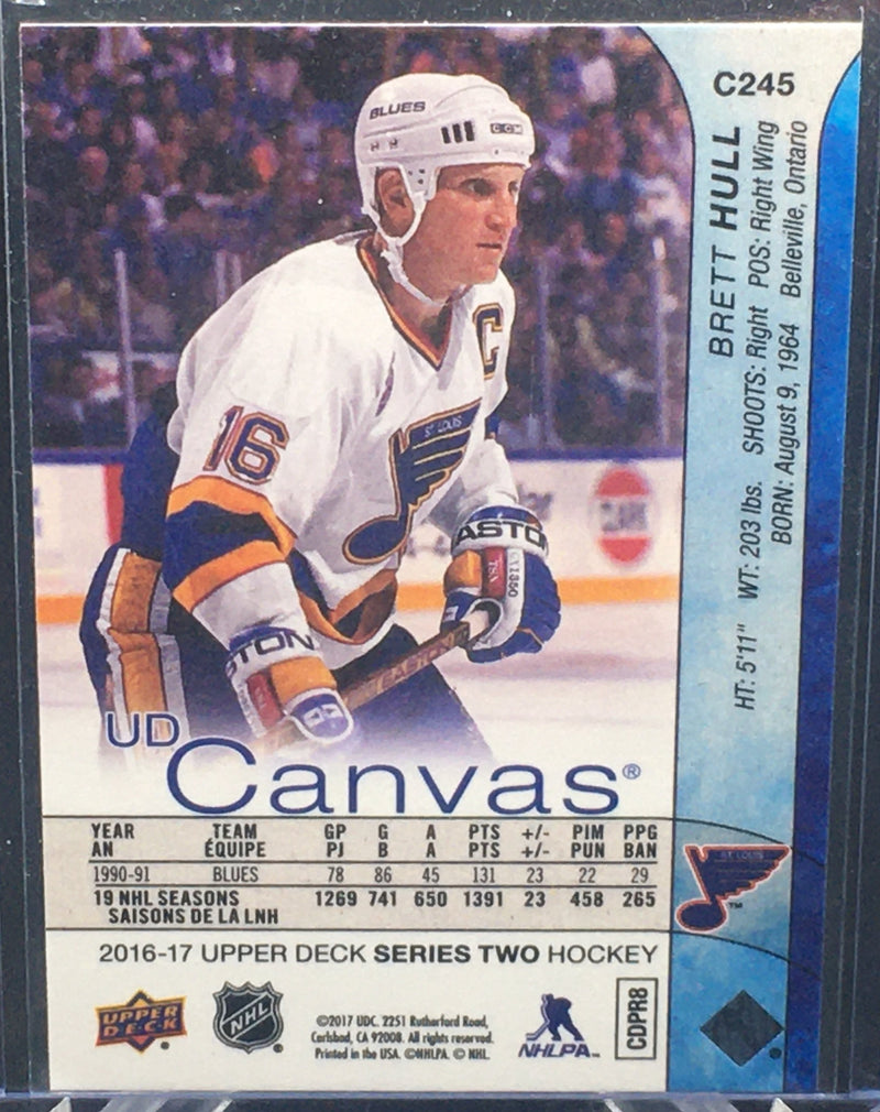 2016 UPPER DECK SERIES TWO - UD CANVAS - B. HULL -