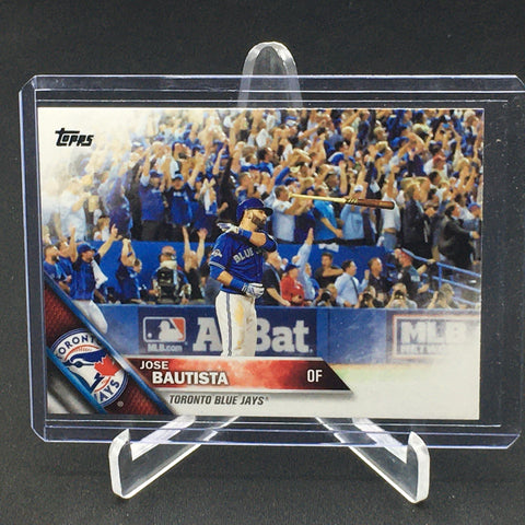 2016 TOPPS SERIES ONE - BAT FLIP - J. BAUTISTA - #96