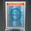 1989 O-PEE-CHEE - BASEBALL CHECKLIST - #1 - #242