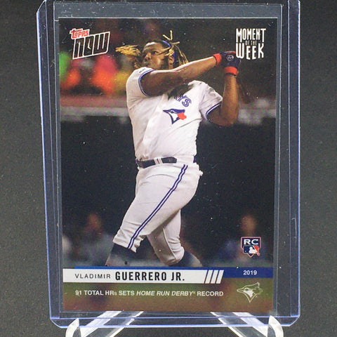 2019 TOPPS NOW - MOMENTS OF THE WEEK - V. GUERRERO JR. - #NOW-15 - RC