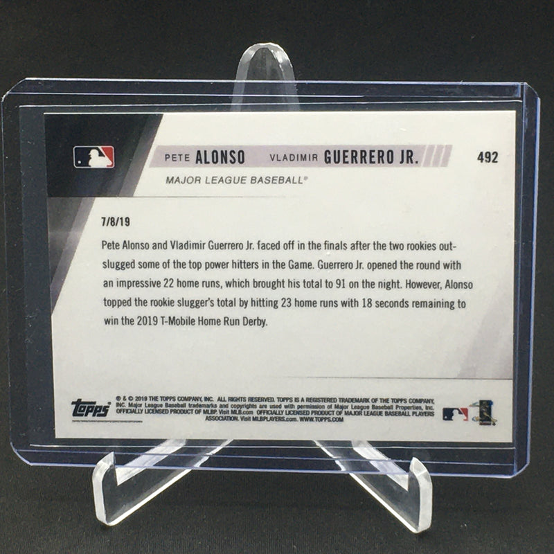 2019 TOPPS NOW - V. GUERRERO JR./ P. ALONSO -