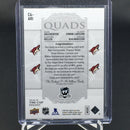 2018 UPPER DECK THE CUP - THE CUP QUADS - A. GALCHENYUK/ E. LARSSON/ C. KELLER/ N. HJALMARSSON - #C4-ARI - #'D/12- JERSEY