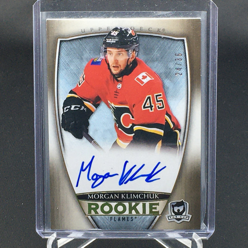 2018 UPPER DECK THE CUP - ROOKIE - M. KLIMCHUK - #128 - #'D/36 - AUTOGRAPH - RC