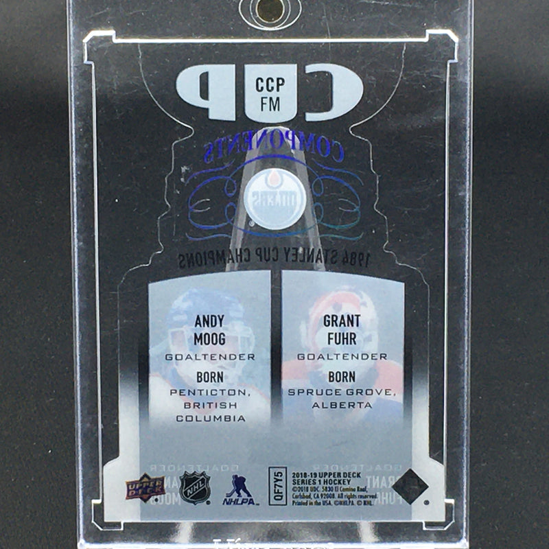 2018 UPPER DECK SERIES ONE - 1984 STANLEY CUP CHAMPIONS - G. FUHR/ A.MOOG -