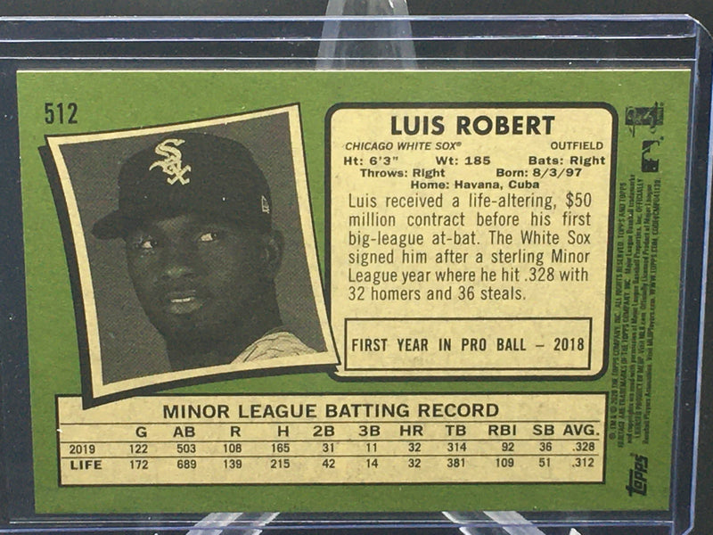 2020 TOPPS HERITAGE - L. ROBERT -