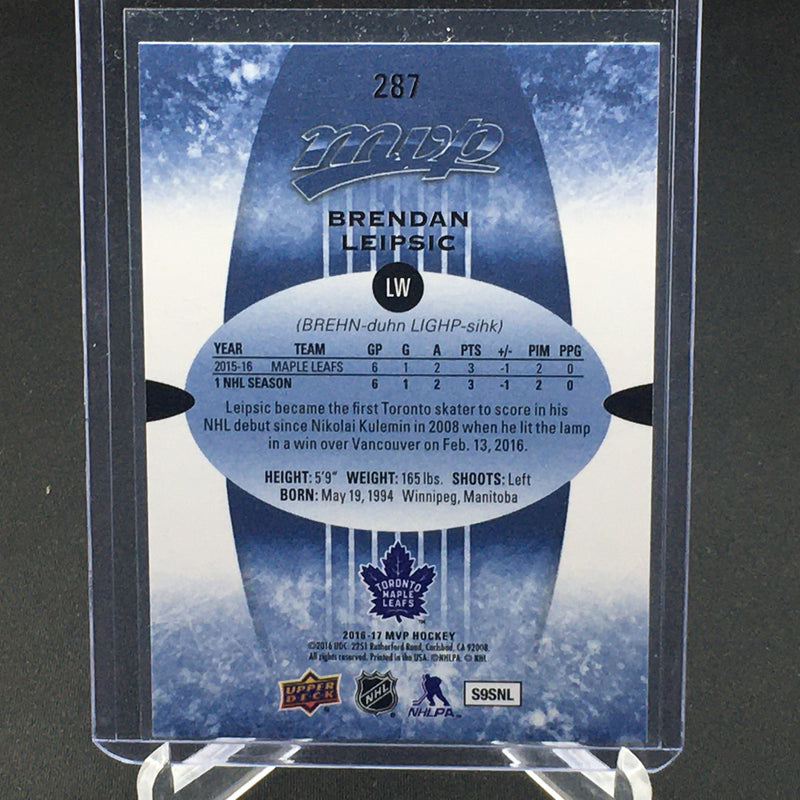2016 UPPER DECK MVP - B. LEIPSIC -