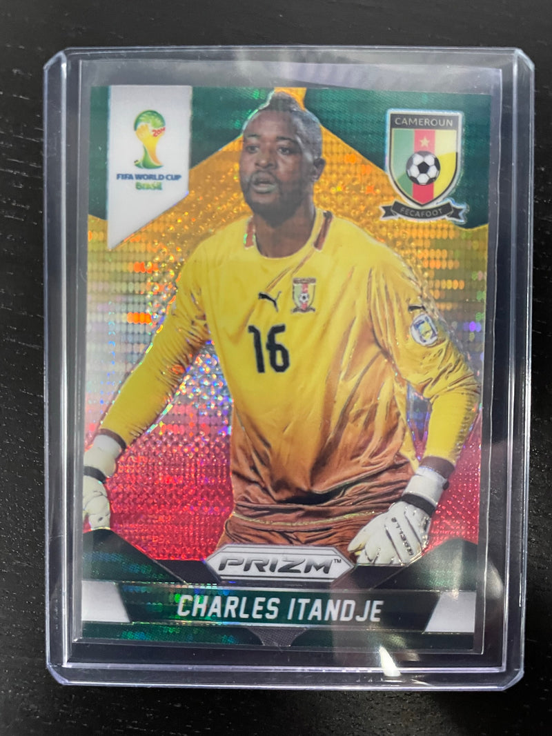 2014 PANINI PRIZM WORLD CUP - YELLOW & RED PULSAR PRIZM - C. ITANDJE -