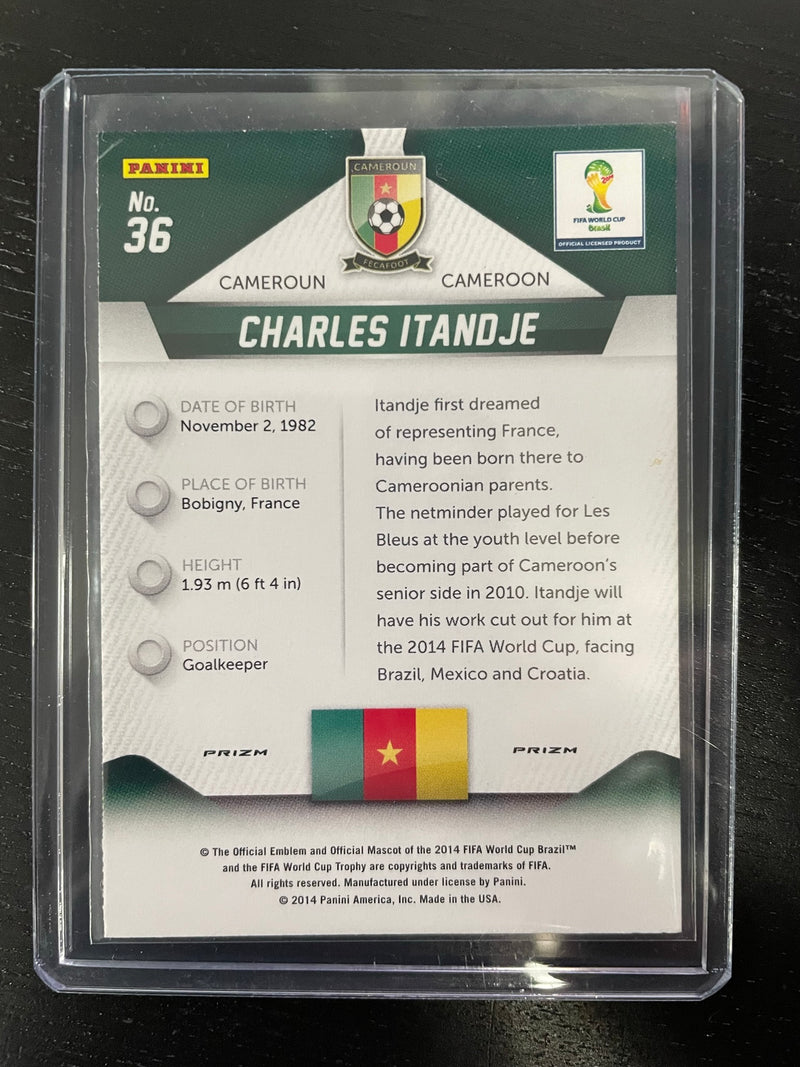 2014 PANINI PRIZM WORLD CUP - YELLOW & RED PULSAR PRIZM - C. ITANDJE -