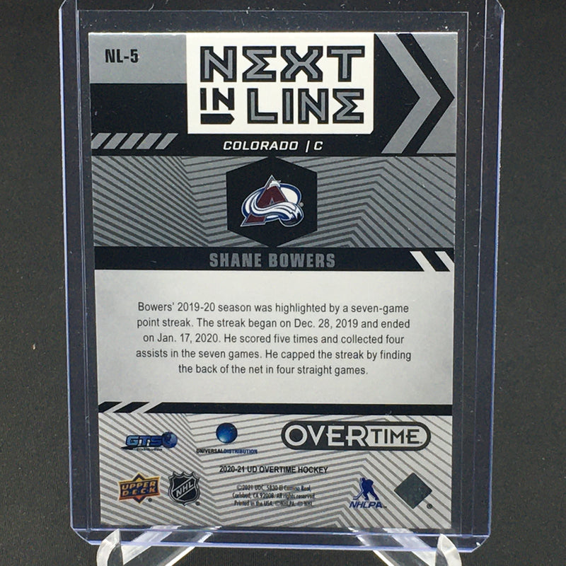 2020 UPPER DECK OVERTIME - NEXT IN LINE - S. BOWERS -