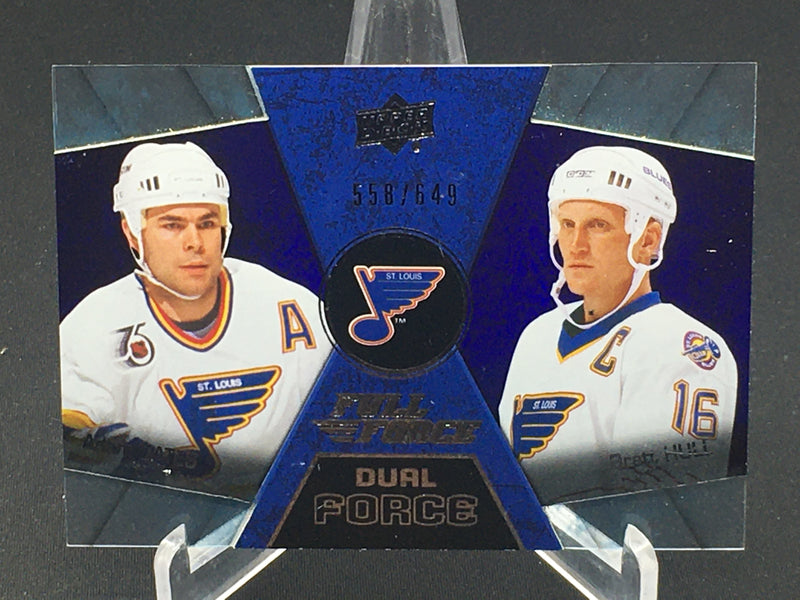 2015 UPPER DECK FULL FORCE - DUAL FORCE - A. OATES/ B. HULL - #DF-7 - #'D/649