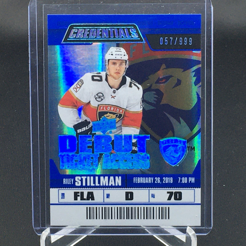 2019 UPPER DECK CREDENTIALS - DEBUT TICKET ACCESS -