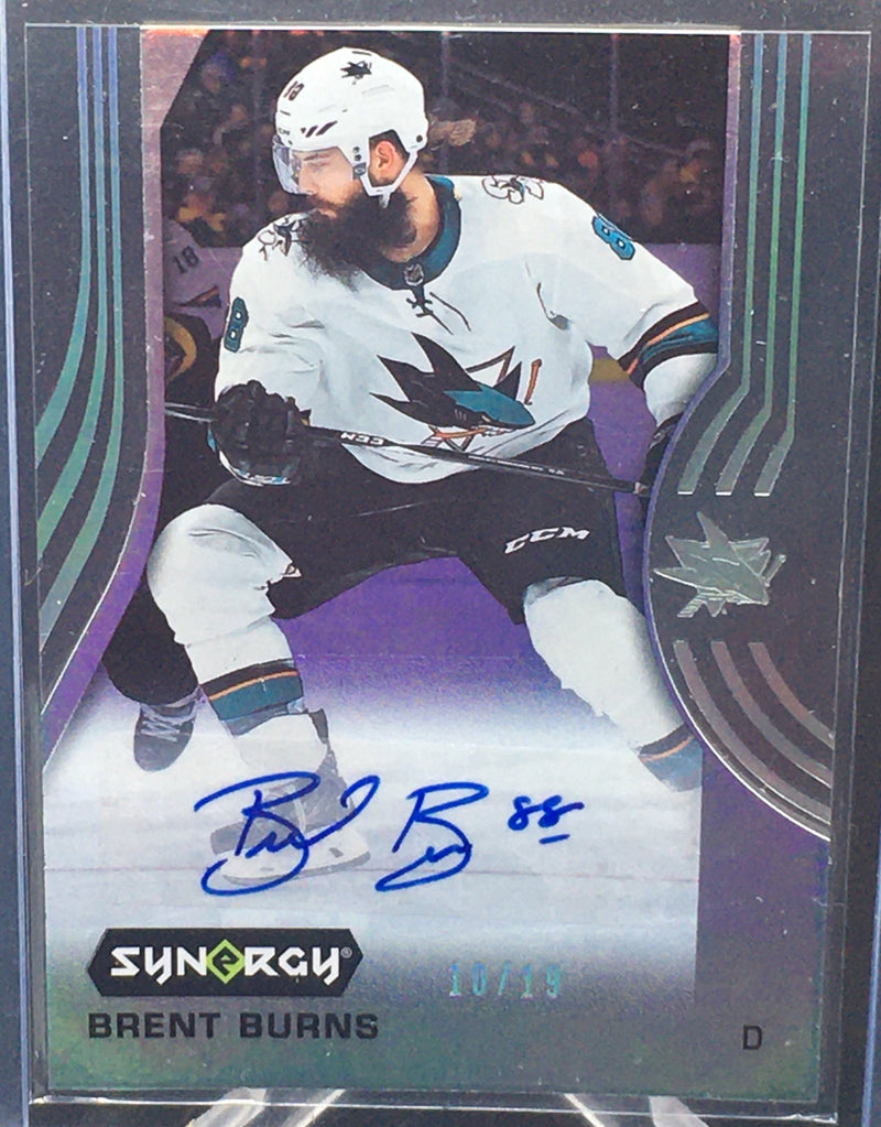 2019 UPPER DECK SYNERGY - B. BURNS - #27 - #'D/19 - AUTOGRAPH