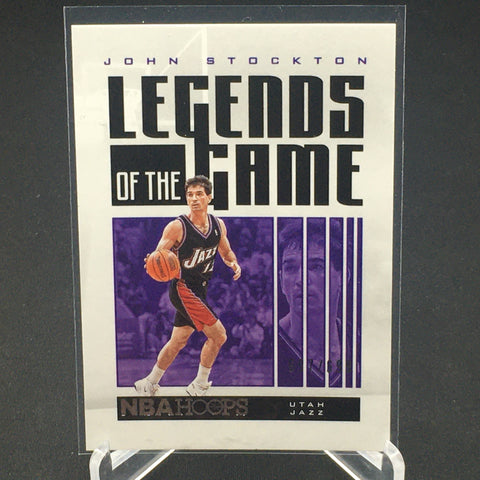 2020 PANINI HOOPS - LEGENDS OF THE GAME - J. STOCKTON - #57 - #'D/699