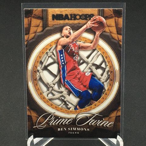 2020 PANINI HOOPS - PRIME TWINE - B. SIMMONS - #17