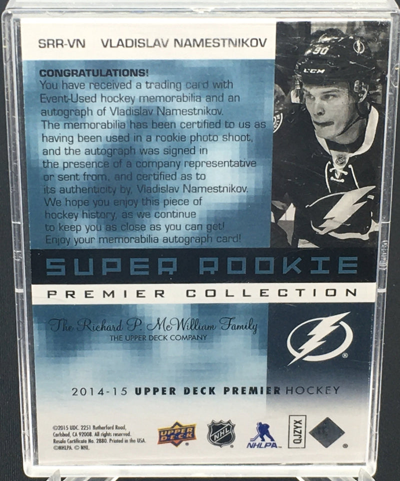 2014 UPPER DECK PREMIER - SUPER ROOKIE - V. NAMESTNIKOV - #SRR-VN - #'D/99 - RPA