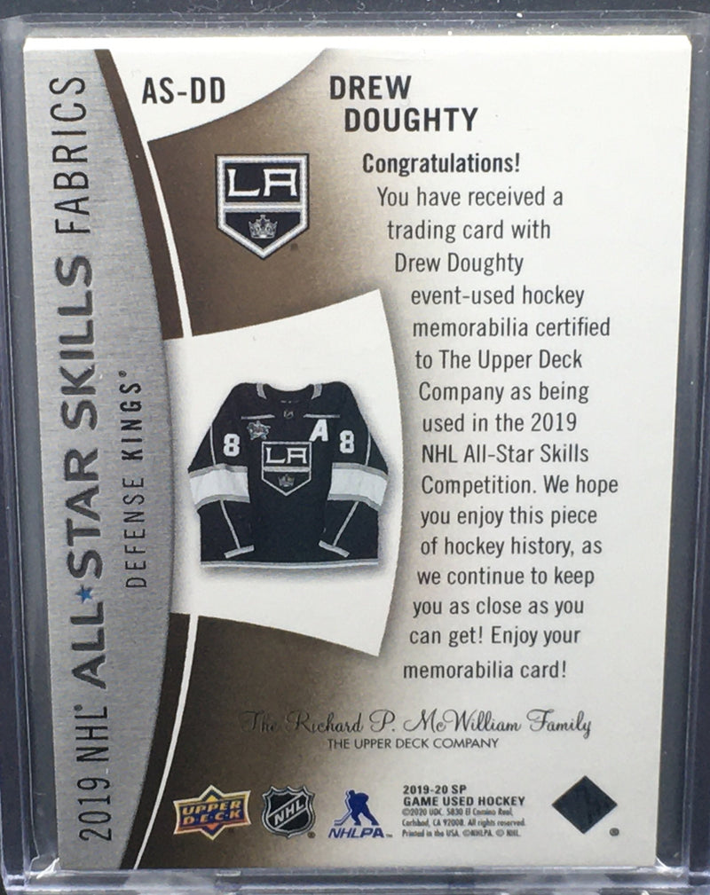 2019 UPPER DECK SP GAME USED - ALL STAR SKILLS - D. DOUGHTY - #AS-DD - #'D/35 - PATCH