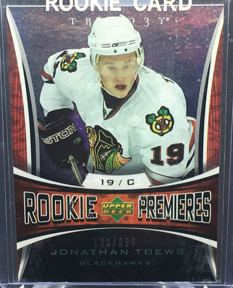 2007 UPPER DECK TRILOGY - ROOKIE PREMIERES - J. TOWES - #132 - #D'/999 - RC