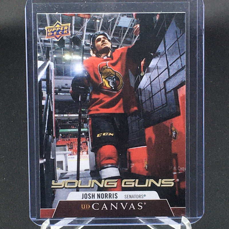 2020 UPPER DECK SERIES ONE - UD CANVAS - YOUNG GUNS - J. NORRIS -