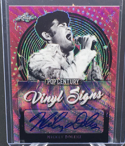 2019 LEAF POP CENTURY - VINYL SIGNS - M. DOLENZ - #VS-MD1 - #'D/10 - AUTOGRAPH