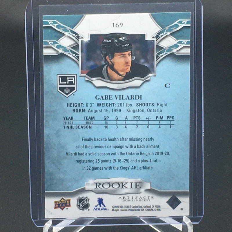 2020 UPPER DECK ARTIFACTS - G. VILARDI - #169 - #'D/999 - RC
