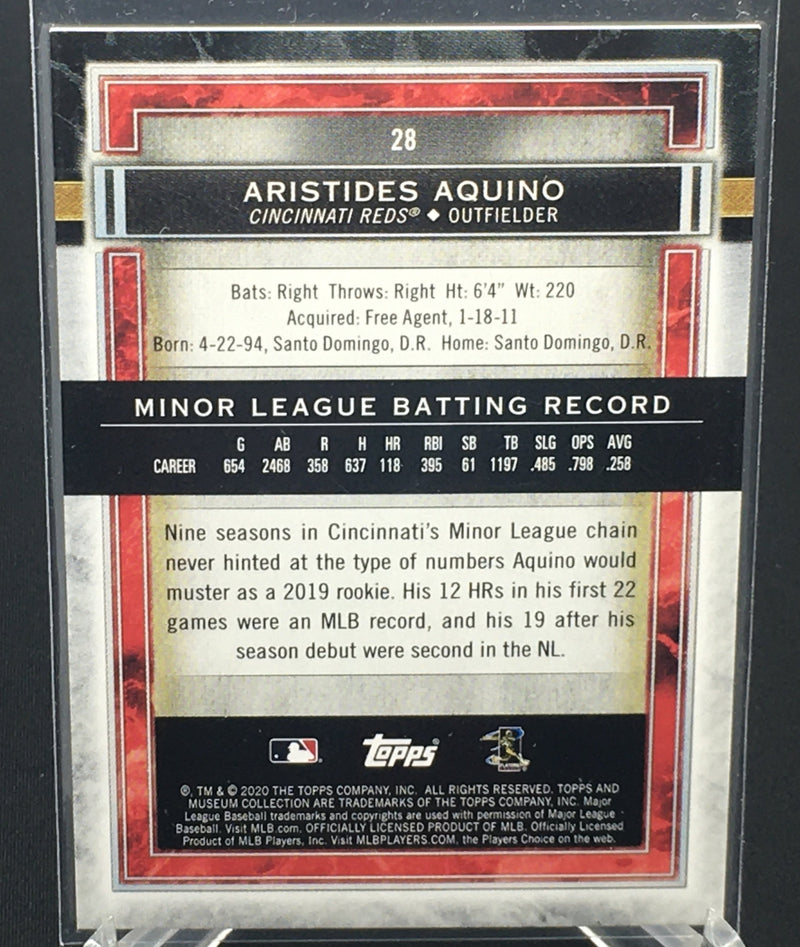 2020 TOPPS MUSEUM COLLECTION - A. AQUINO -