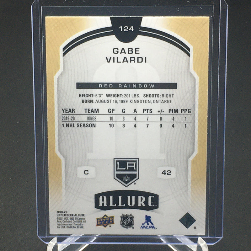 2020 UPPER DECK ALLURE - RED RAINBOW - G. VILARDI -