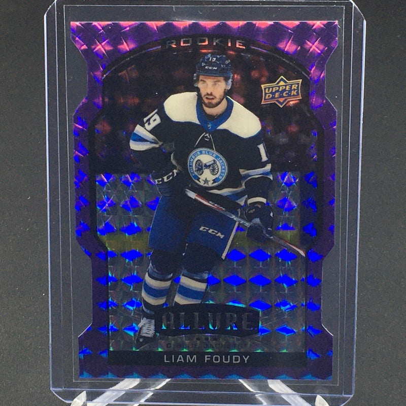 2020 UPPER DECK ALLURE - PURPLE DIAMOND - L. FOUDY - #81 - #'D/10 - RC