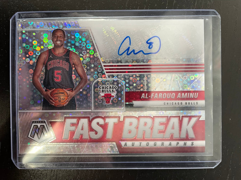 2020 PANINI MOSAIC - FAST BREAK AUTOGRAPHS - A. AMINU -