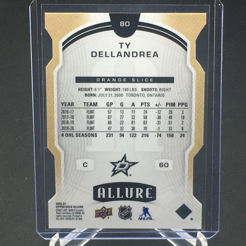 2020 UPPER DECK ALLURE - ORANGE SLICE - T. DELLANDREA -
