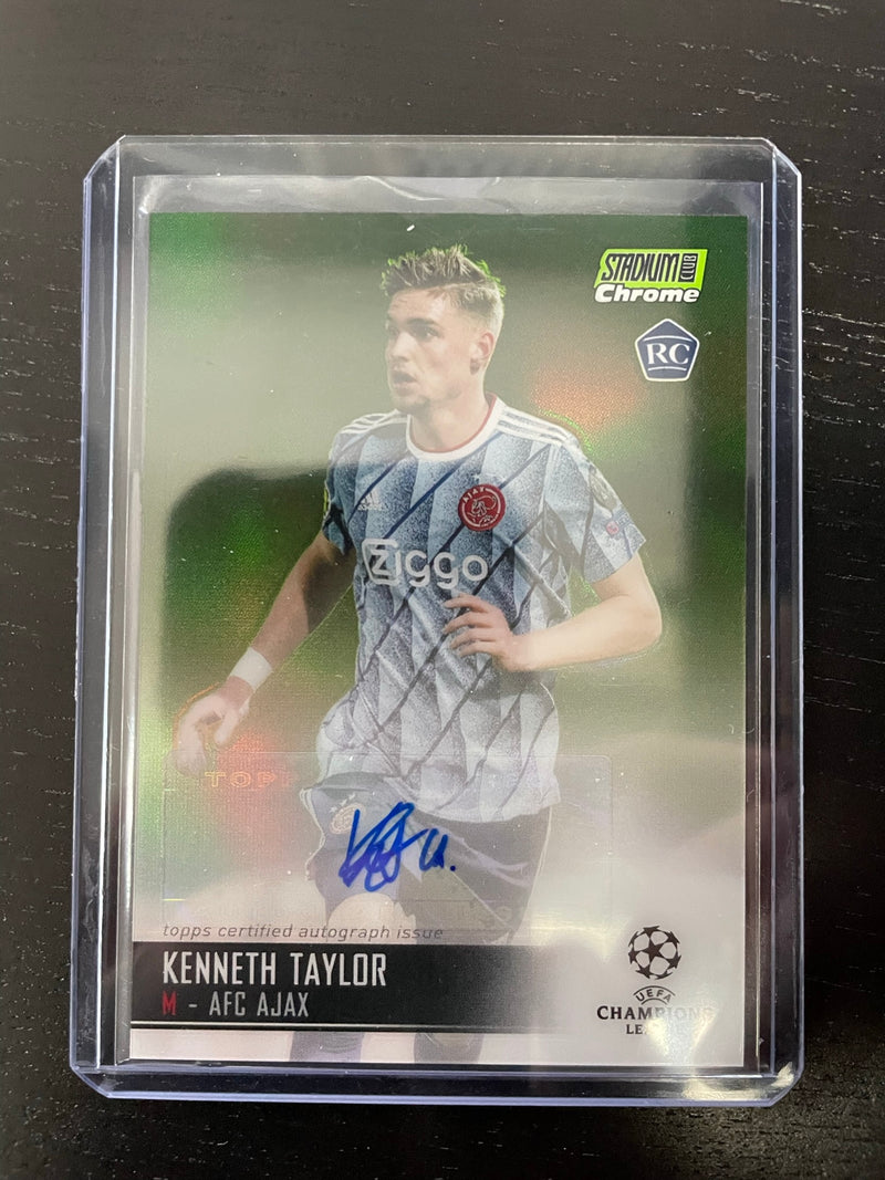 2021 TOPPS STADIUM CLUB CHROME - REFRACTOR - K. TAYLOR - #CA-KT - #'D/99 - AUTOGRAPH - RC