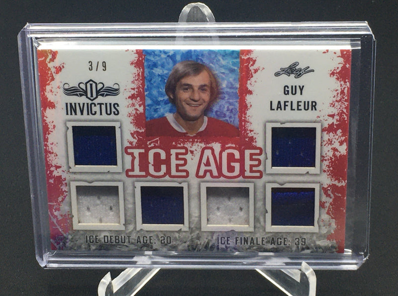 2017 LEAF INVICTUS - ICE AGE - G.LAFLEUR - #IA-09 - #'D/9 - JERSEY