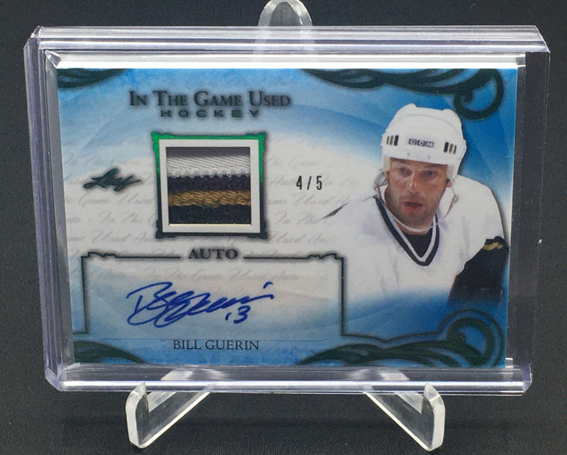 2019 LEAF IN THE GAME - B. GUERIN - #UA-BG1 - #'D/5 - AUTOGRAPH