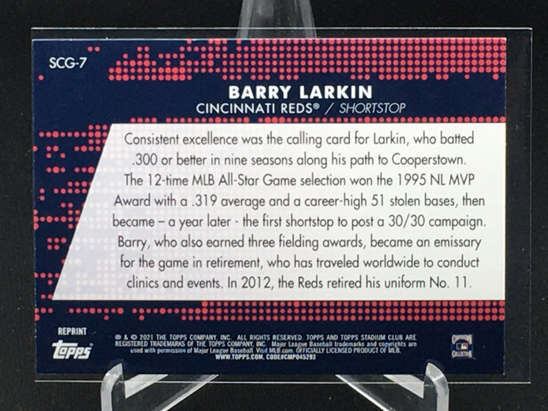 2021 TOPPS STADIUM CLUB - B. LARKIN -