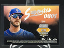 2021 TOPPS STADIUM CLUB - SUPERSTAR DUOS - J. DEGROM / P. ALONSO -