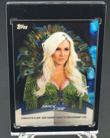 2018 TOPPS WWE - SMACKDOWN WOMENS DIVISION - C. FLAIR - #SDL-9